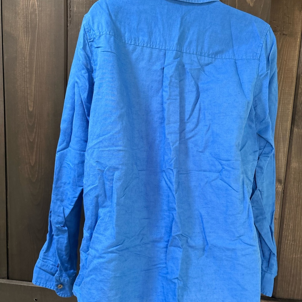 J. Crew Blue button down medium - Picture 4 of 5